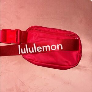 lululemon Employee Red Belt Bag 1L